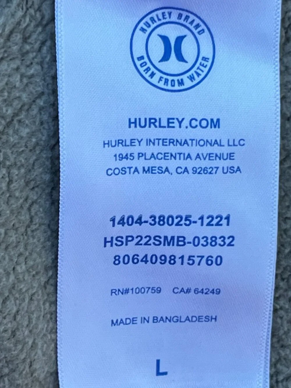HURLEY SURF CO FLANNEL SHORTS Men’s sz L Olive Drab Green Flat Front Bermuda